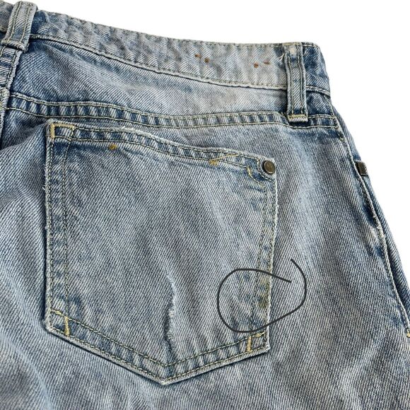 Pilcro and the letterpress Hyphen Bermuda Jean Shorts Size 26 - Picture 5 of 8